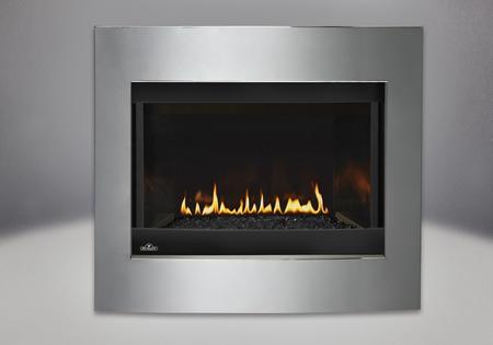 Crystallo Direct Vent Clean Face Gas Fireplace