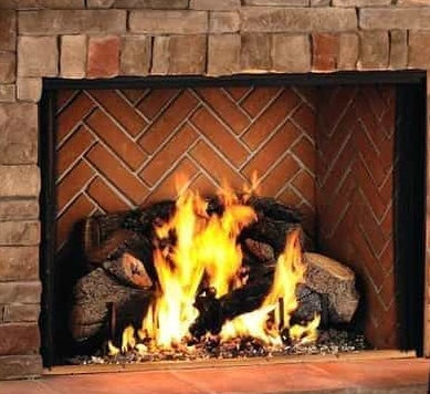 Georgian 36 Wood Burning Fireplace-F0693