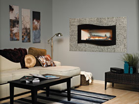 Boulevard Vent Free Linear Contemporary Fireplace