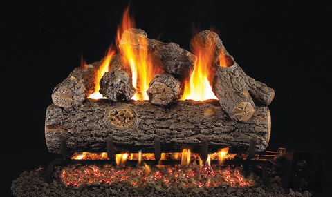 Golden Oak Designer Plus Logs with Vented G46 Burner